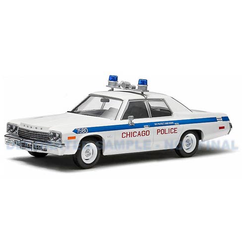 The Blues Brothers Chicago Police 1974 Dodge Monaco 1:43 Scale Die-Cast Metal Vehicle